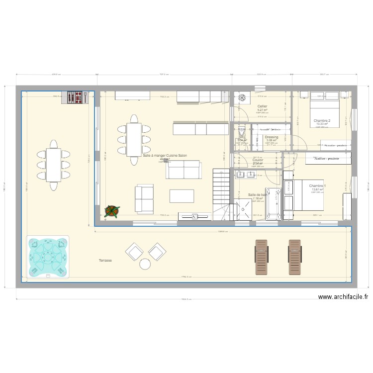 Projet X. Plan de 0 pièce et 0 m2