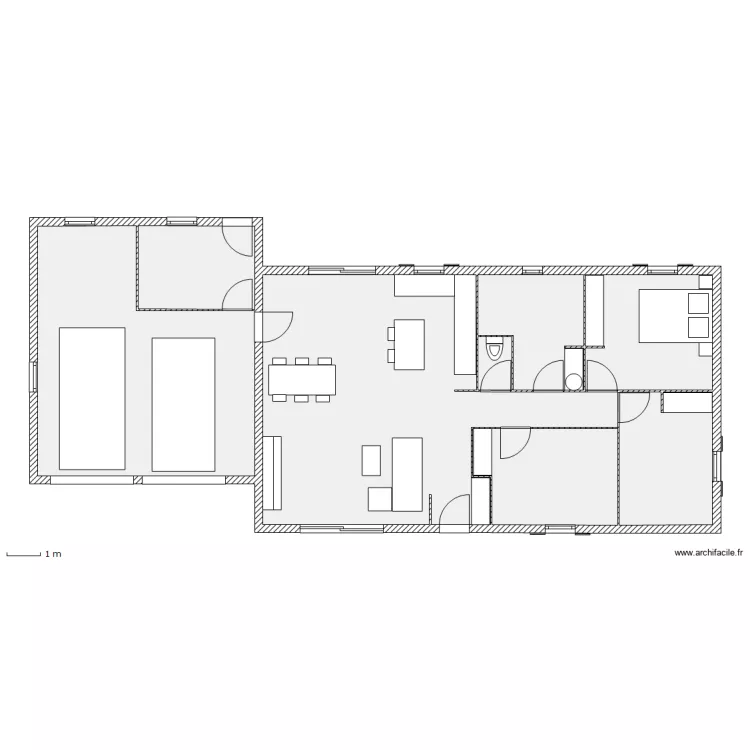 plan 01 meubl&eacute; 2. Plan de 