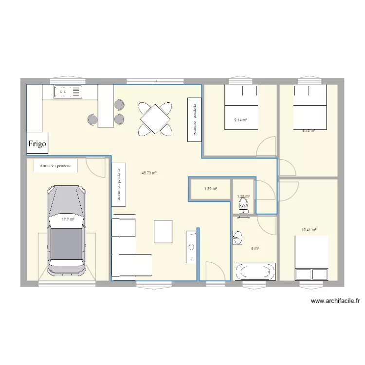 plain pied type maison phenix. Plan de plain pied type maison phenix. Plan de