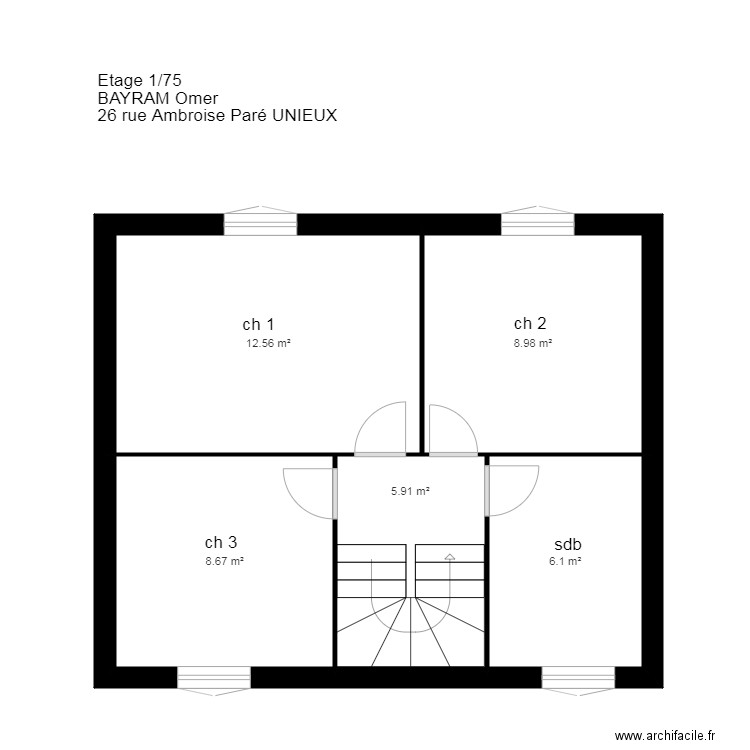 BAYRAM Unieux. Plan de 0 pièce et 0 m2