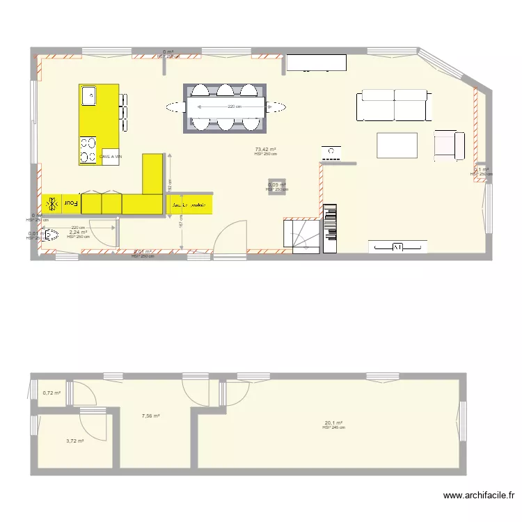 PLAN MAISON BALBRONN PROJETE 3. Plan de 