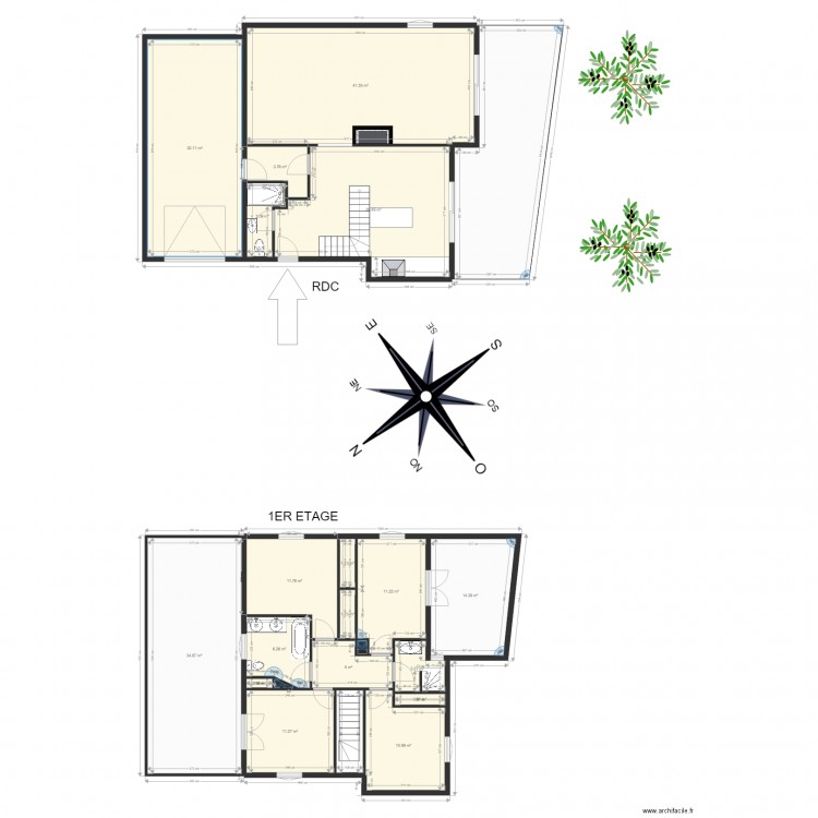 VILLA F5 BASTELICACCIA. Plan de 0 pièce et 0 m2