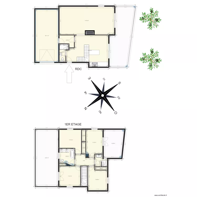 VILLA F5 BASTELICACCIA. Plan de VILLA F5 BASTELICACCIA. Plan de