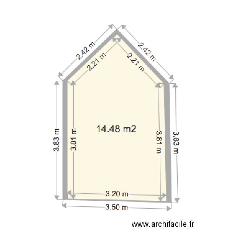 2 COUPE. Plan de 0 pièce et 0 m2