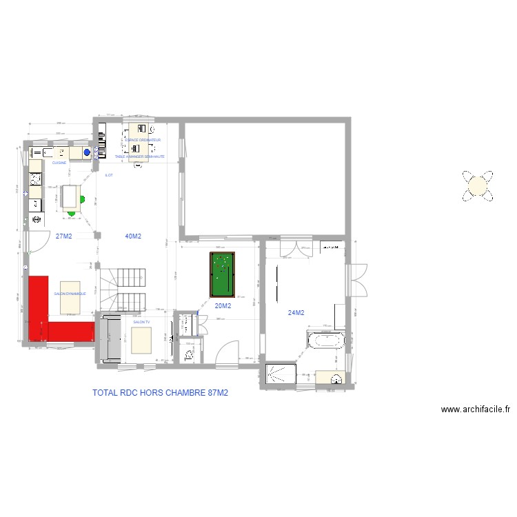 GLOBAL RDC 1 8. Plan de 0 pièce et 0 m2