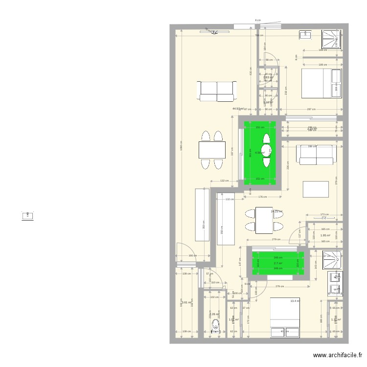 bonnac3 2 APPART3. Plan de 0 pièce et 0 m2