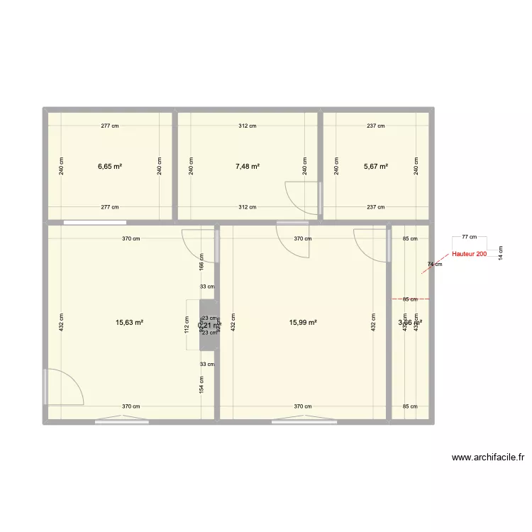 Cav&eacute;e Verte RDC Est. Plan de 