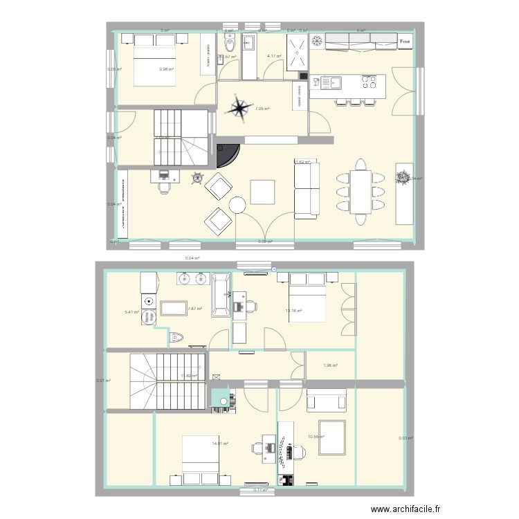 maison trevoux etage. Plan de 0 pièce et 0 m2