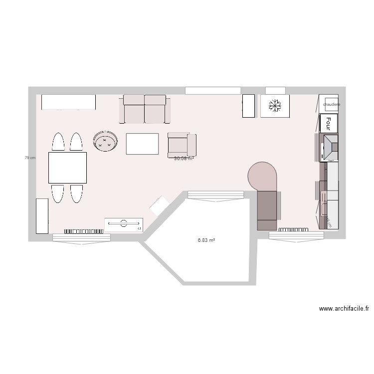 cuisine Ste Foy90. Plan de 0 pièce et 0 m2