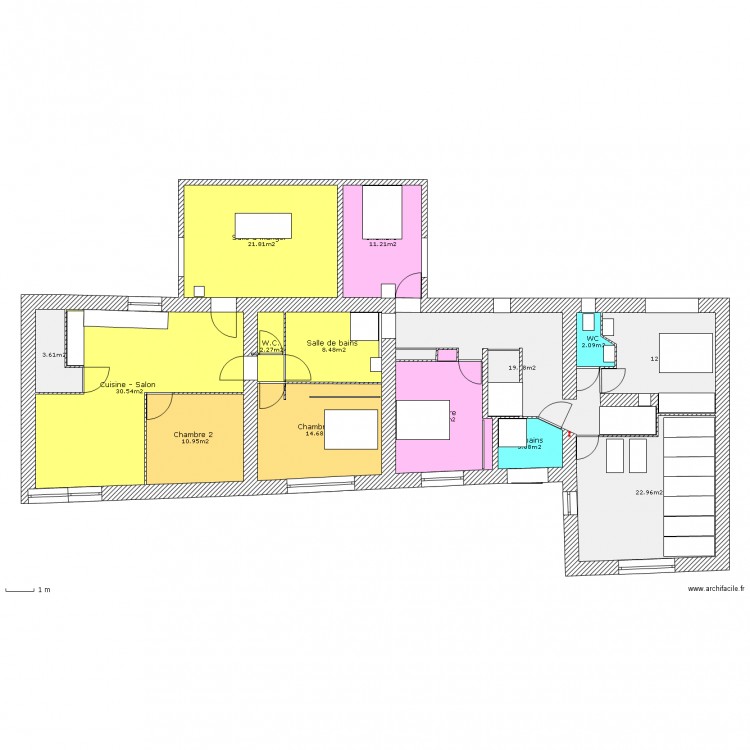 Chamberthaud 1er Etage Projet 5. Plan de 0 pièce et 0 m2