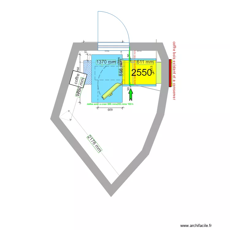 plan de masse projet 2550noiretable. Plan de 