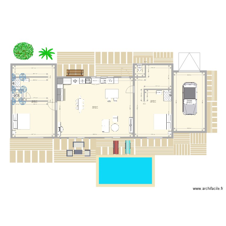 Maison Mango. Plan de 0 pièce et 0 m2