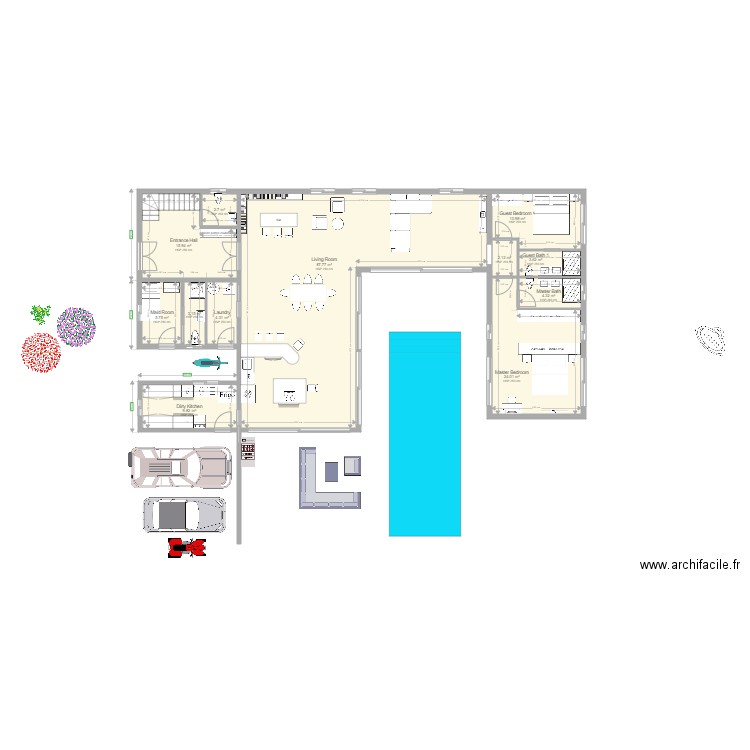 LIPA 1 and 8 with second floor V2. Plan de 0 pièce et 0 m2