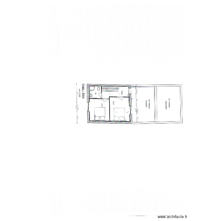 HILLION ETAGE. Plan de 0 pièce et 0 m2