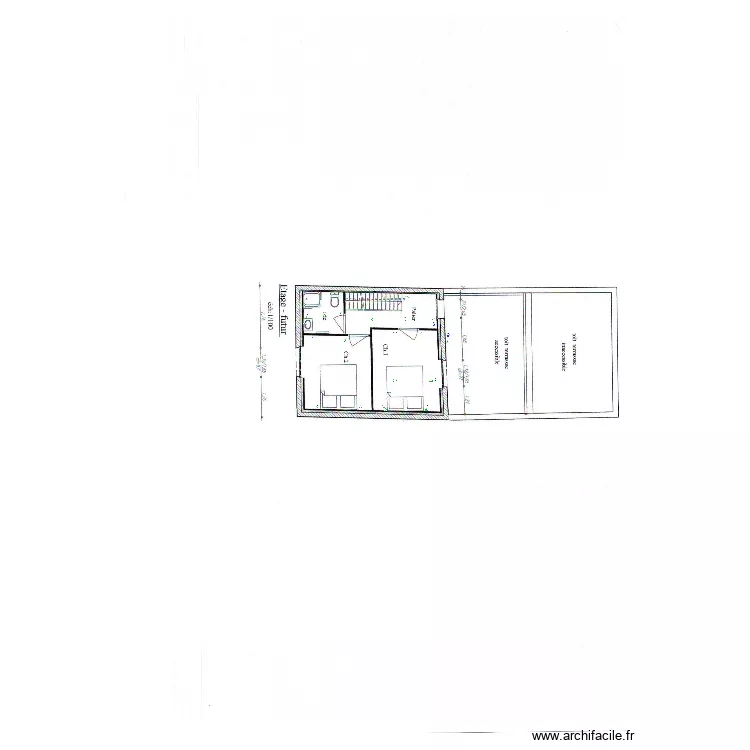 HILLION ETAGE. Plan de 