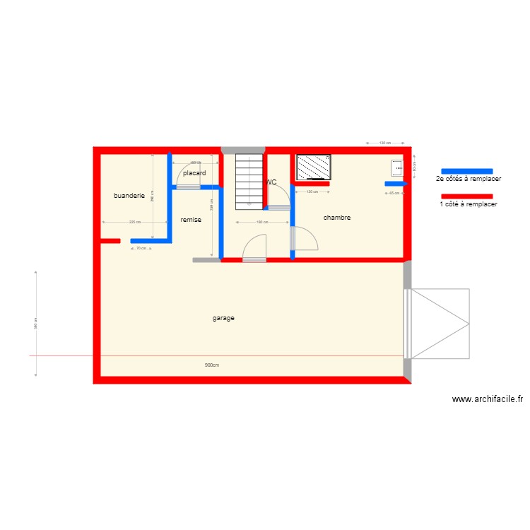 plan réparation suite inondations. Plan de 0 pièce et 0 m2