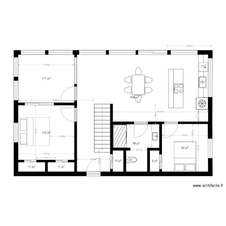 S Leroux 41x26. Plan de 0 pièce et 0 m2