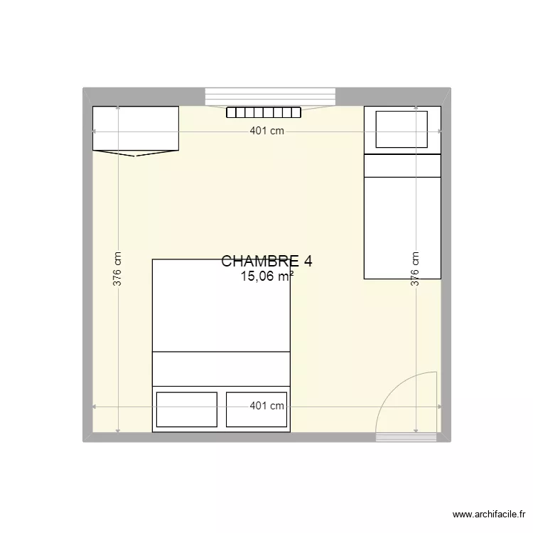 CHAMBRE 4. Plan de CHAMBRE 4. Plan de