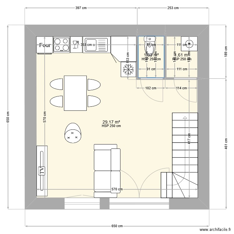 St Aubin du Cormier - Projet. Plan de 0 pièce et 0 m2