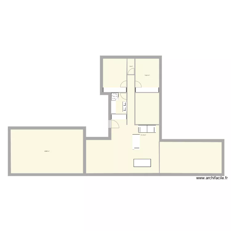 Maison 2. Plan de 