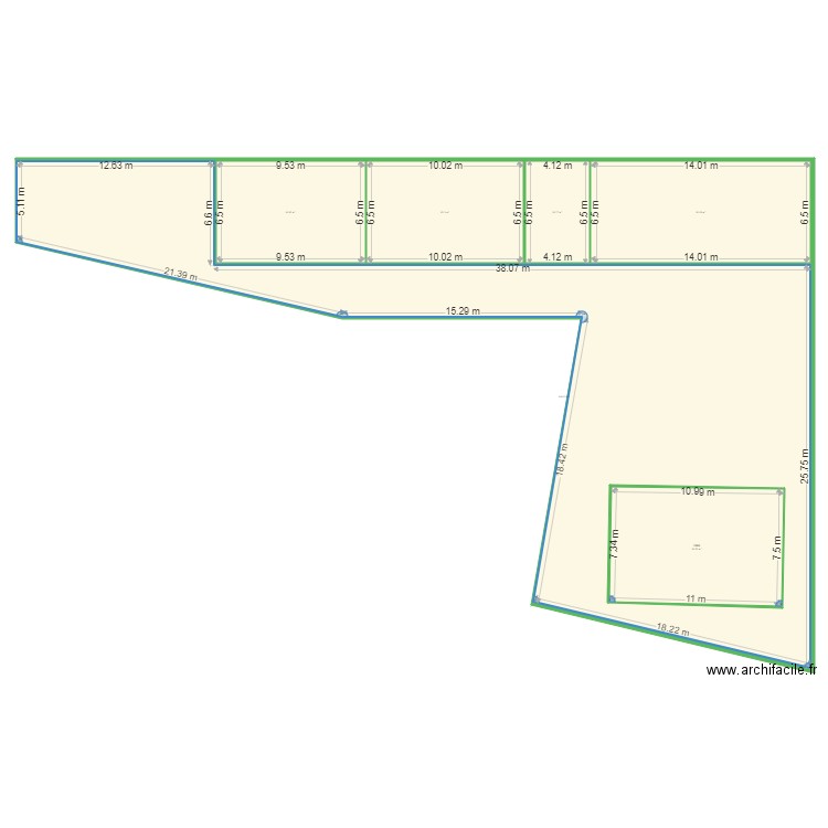 Granja 51. Plan de 0 pièce et 0 m2