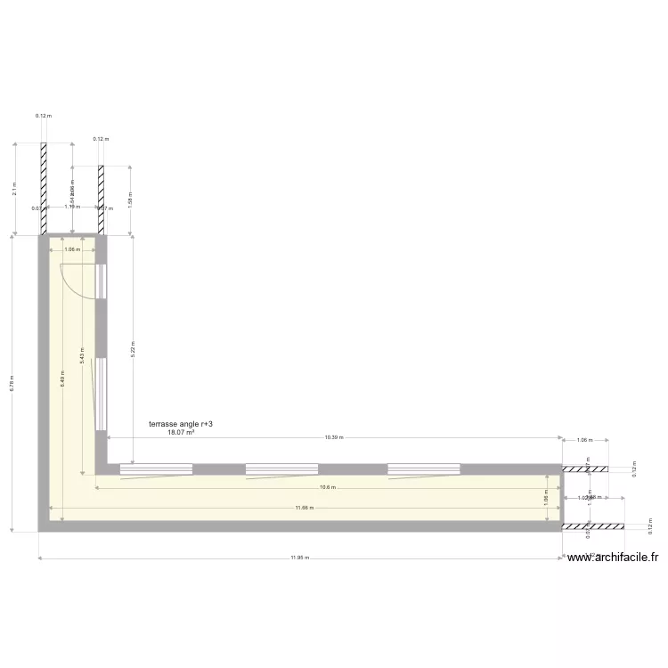 TOMONO terrasse r 3  angle. Plan de 
