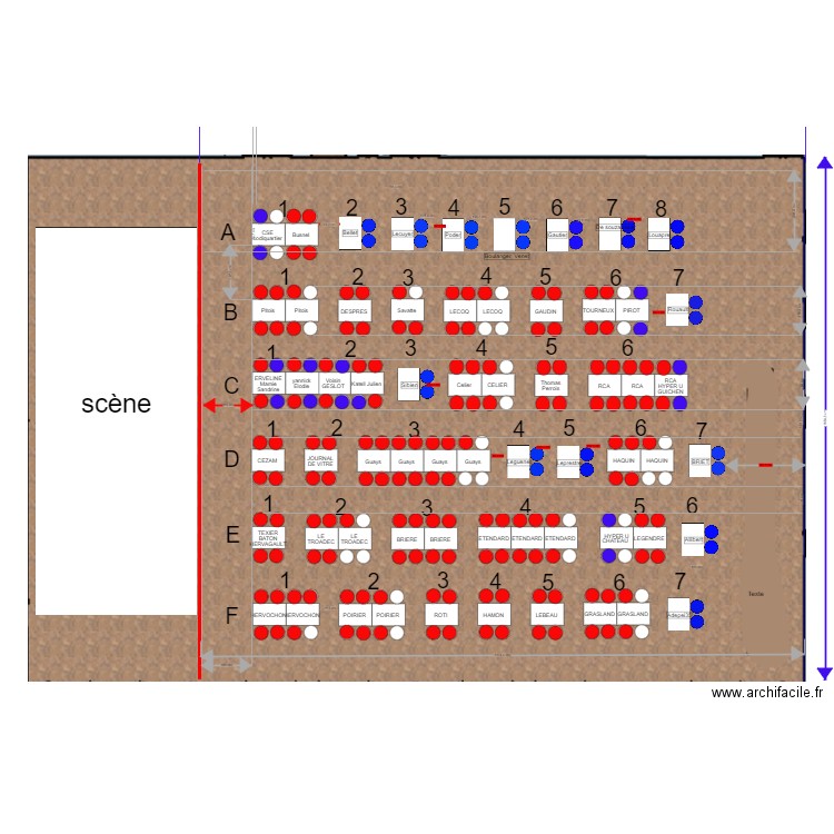 Table Comédie Story 2021. Plan de 0 pièce et 0 m2