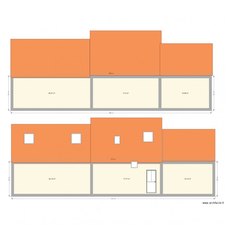 saint rhomble facade nord est. Plan de 0 pièce et 0 m2