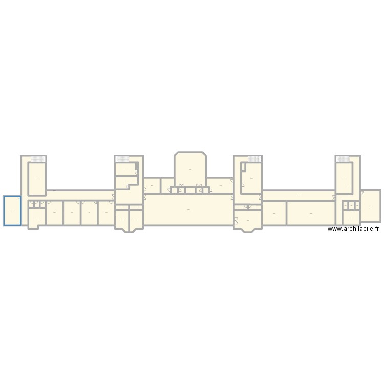 RDC. Plan de 0 pièce et 0 m2