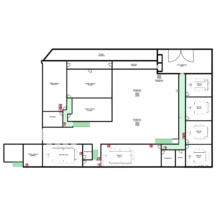 Greta Etage Evac 3. Plan de 0 pièce et 0 m2