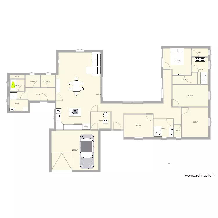 Ebauche maison 2. Plan de 