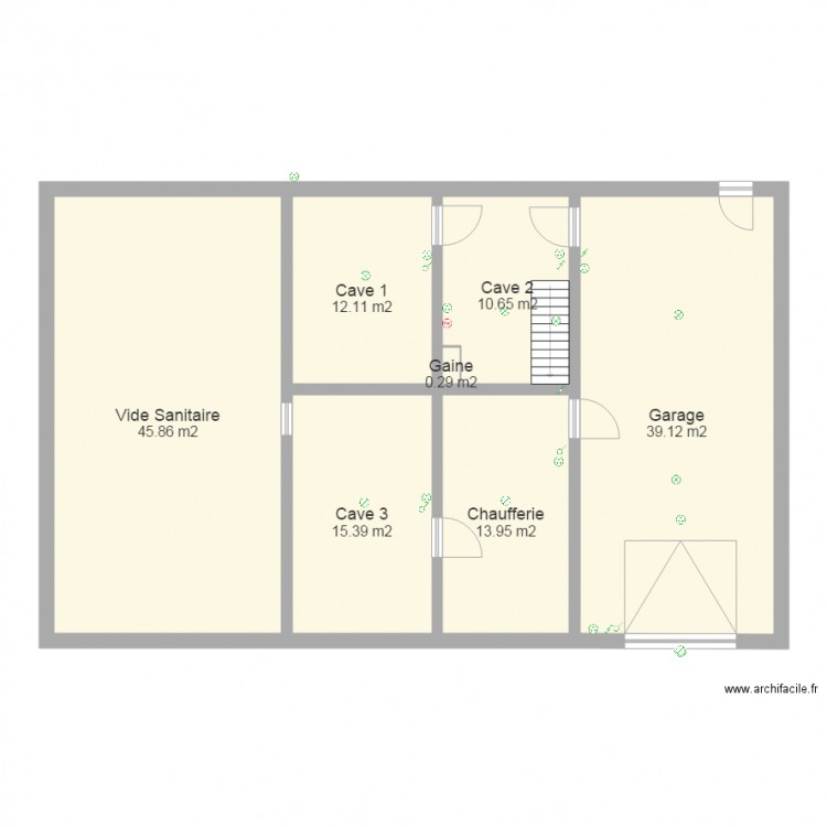 Sous Sol Electricité. Plan de 0 pièce et 0 m2