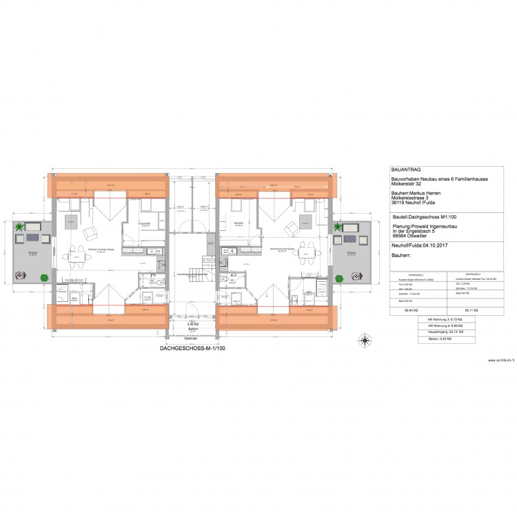 Dachgeschoss Markus Herren . Plan de 0 pièce et 0 m2