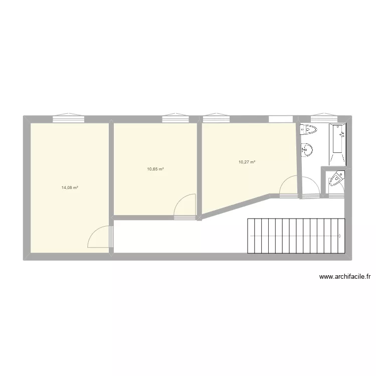 the second 2eme etage. Plan de 