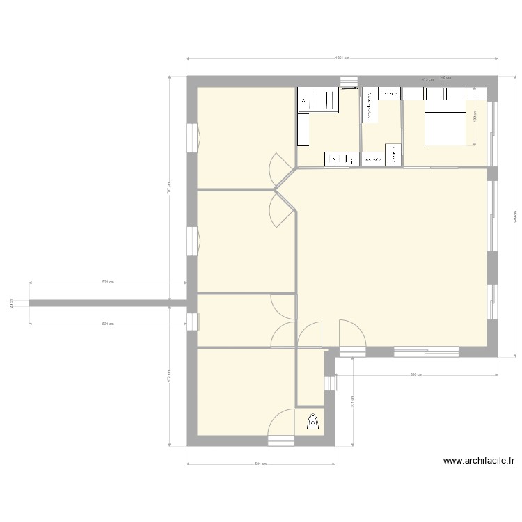 id&eacute;e plan maison gribouille. Plan de 0 pièce et 0 m2