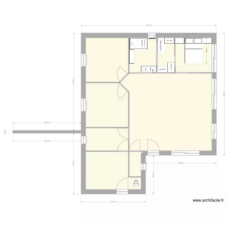 id&eacute;e plan maison gribouille. Plan de 