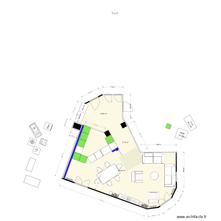 cuisine nouveau 2145. Plan de 0 pièce et 0 m2