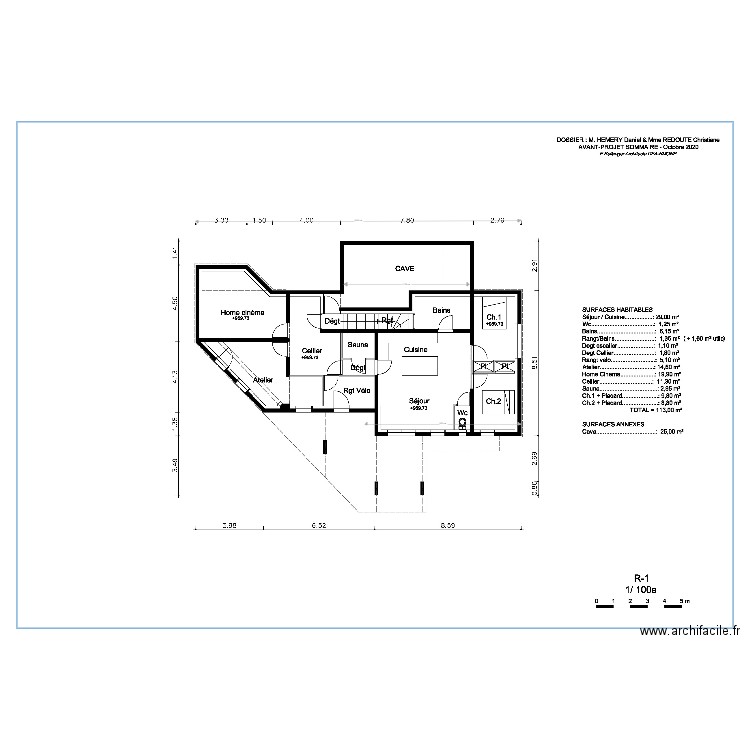 Plan SS Bellanger. Plan de 0 pièce et 0 m2