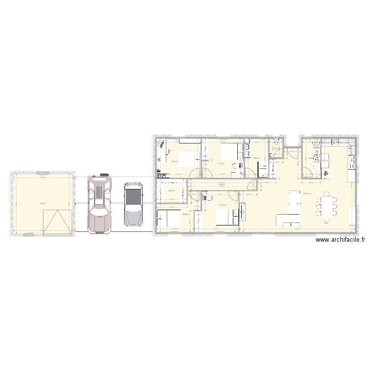 maison. Plan de 0 pièce et 0 m2