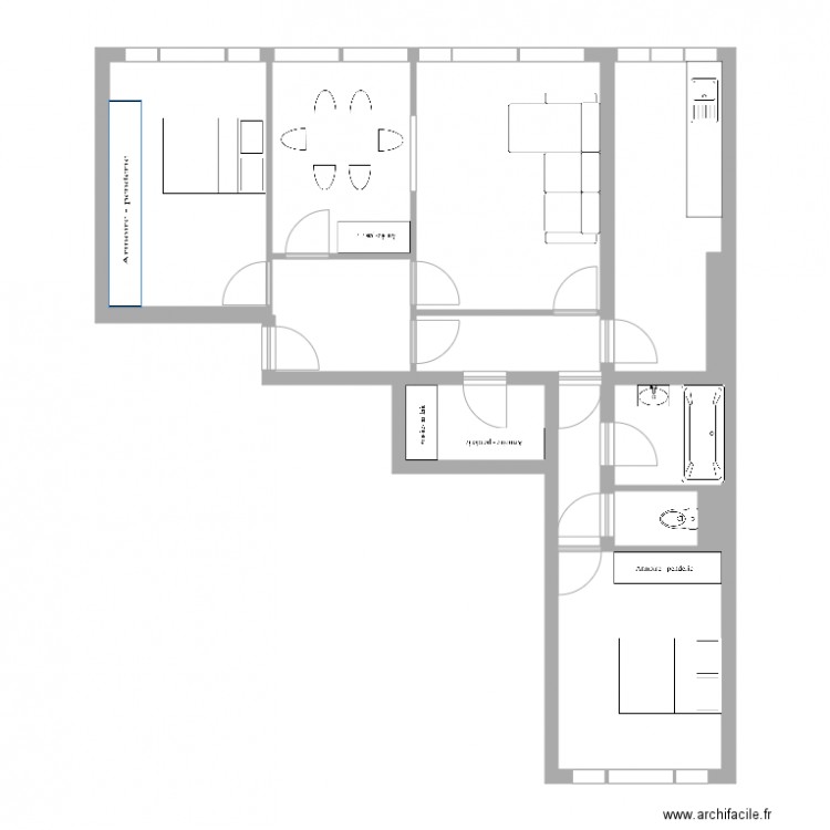 54 charonne GOLARD. Plan de 0 pièce et 0 m2