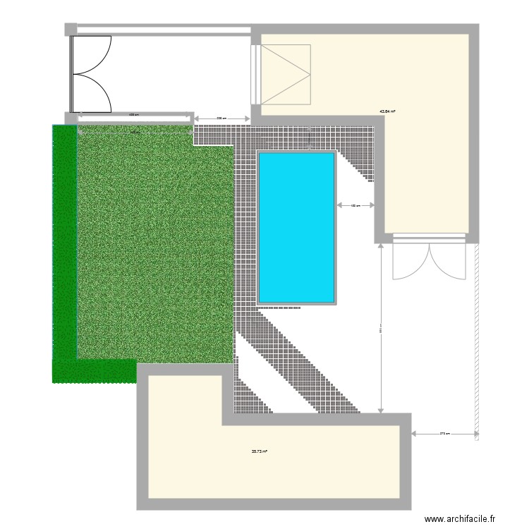 JARDIN PISCINE 2018. Plan de 0 pièce et 0 m2
