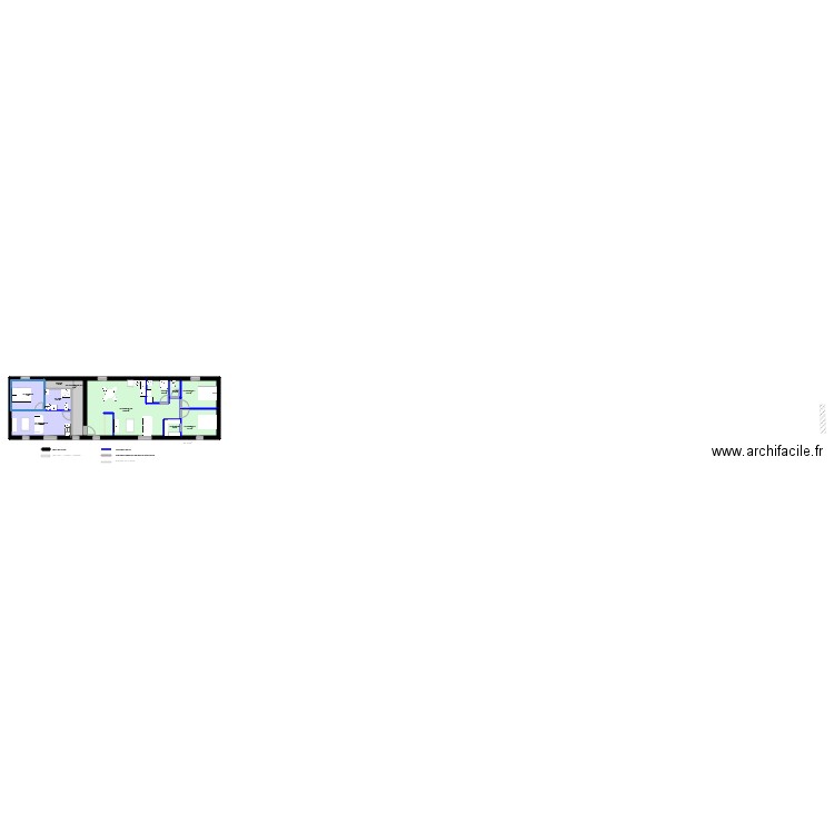 cadour. Plan de 25 pièces et 203 m2