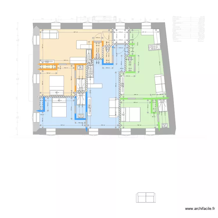 La poste v3. Plan de 
