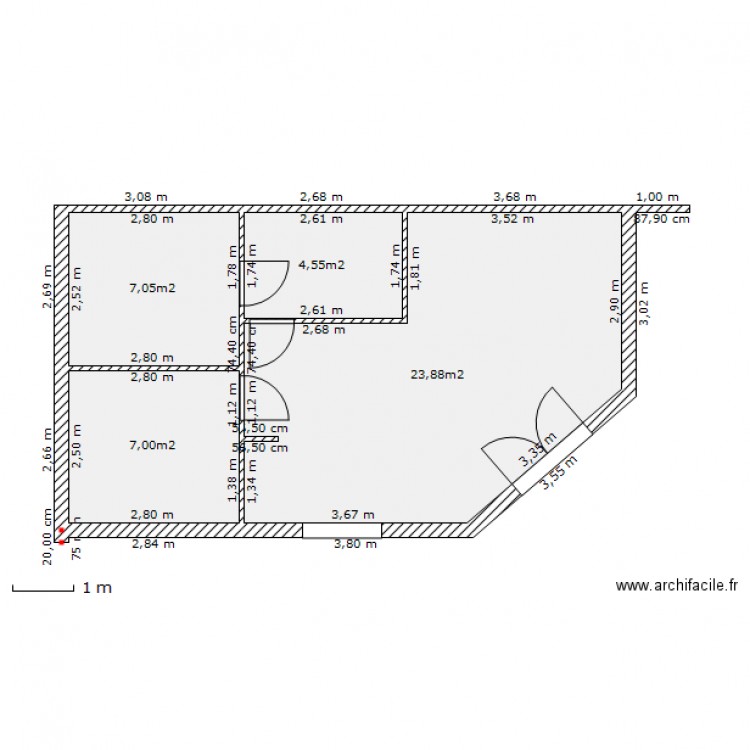 lacanau original ok. Plan de 0 pièce et 0 m2