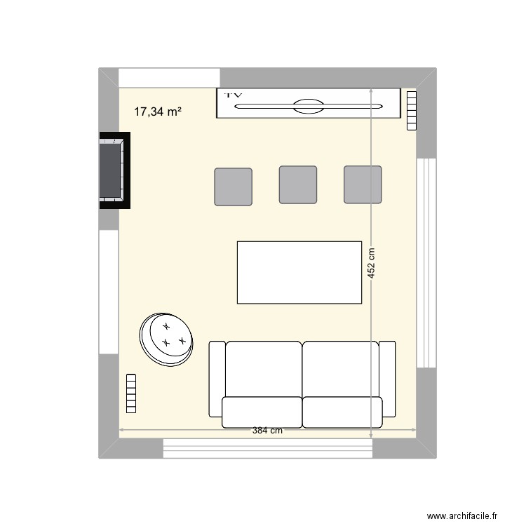 Salon 2. Plan de 0 pièce et 0 m2