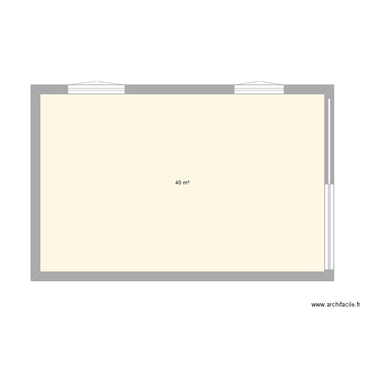 projet véranda. Plan de 0 pièce et 0 m2