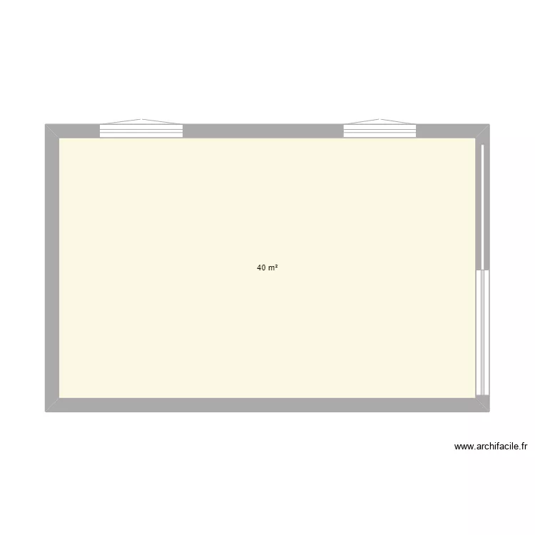 projet v&eacute;randa. Plan de 