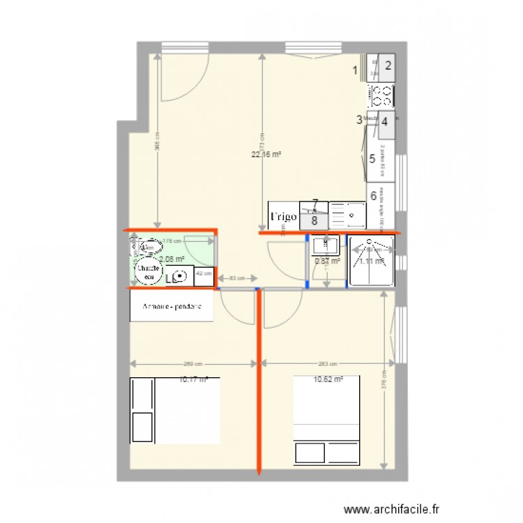 AptSoleMioV19Patrice. Plan de 0 pièce et 0 m2