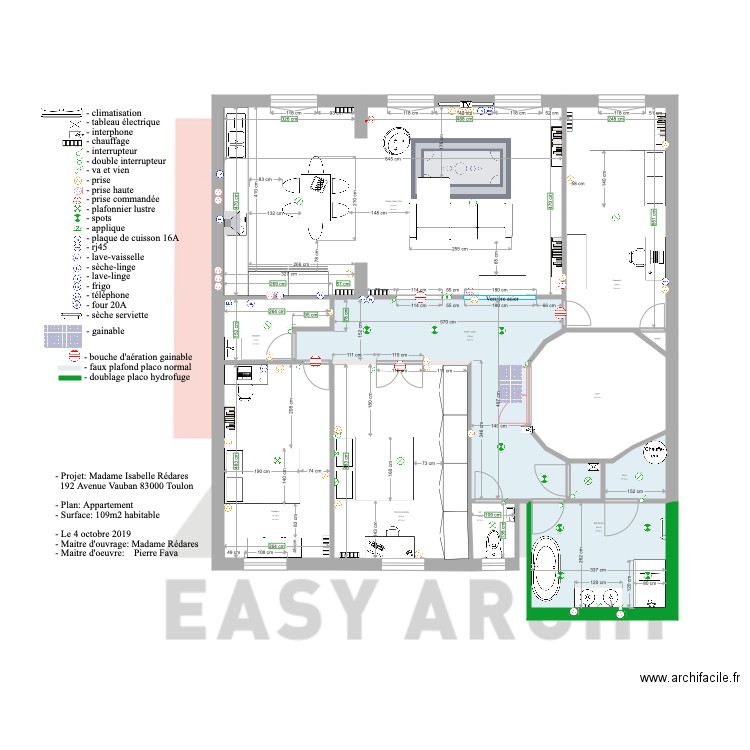 Projet Radars. Plan de 0 pièce et 0 m2