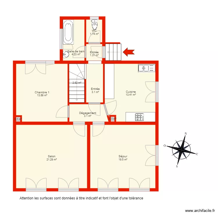 BI 5706 rdc non côté. Plan de BI 5706 rdc non côté. Plan de